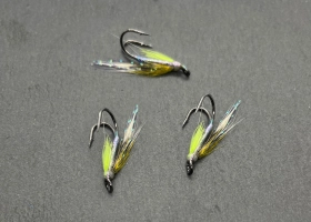 A white/chartreuse NailFly A white/chartreuse NailFly