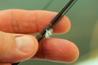 Ice in the guides Ice in the guides