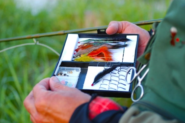 The tube fly box The tube fly box