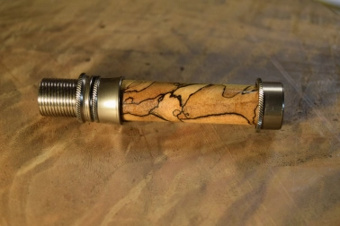 Spalted maple reel seat Spalted maple reel seat