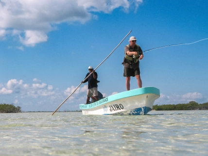Fishing from a boat Fishing from a boat