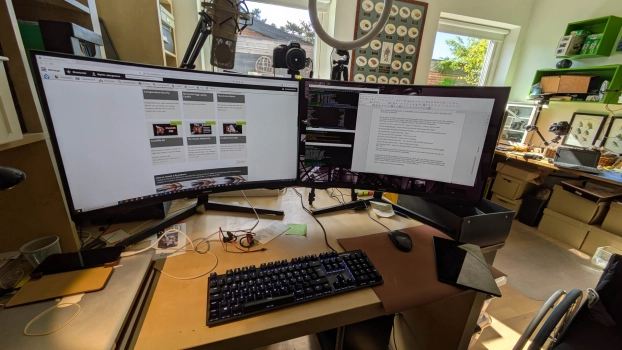 At the computer At the computer