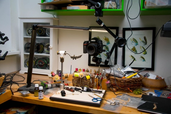 Tying space with reels cabinet Tying space with reels cabinet