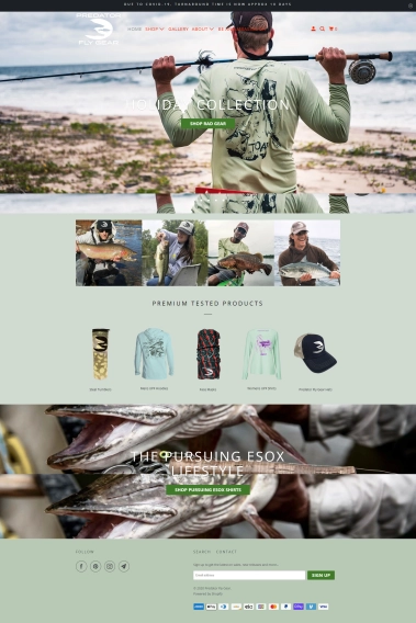 Screen capture from predatorflygear.com Screen capture from predatorflygear.com