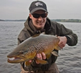 Jonas with a beautiful trout Jonas with a beautiful trout