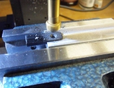 Counter boring the holes Counter boring the holes