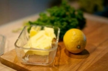 Butter, parsley and lemon Butter, parsley and lemon