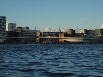 Cut through by water Cut through by water