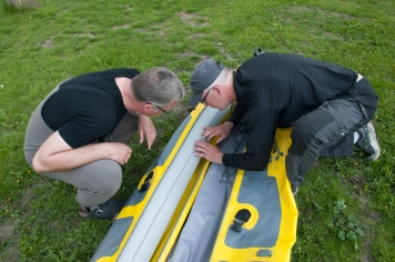 Mending a puncture Mending a puncture