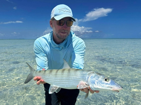 Nils with another good bonefish Nils with another good bonefish