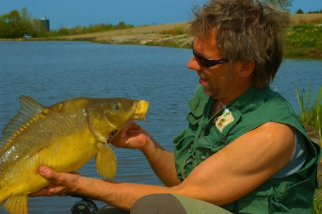 Michael with a carp Michael with a carp