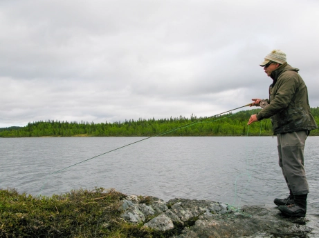 A South African fishing in Sweden A South African fishing in Sweden