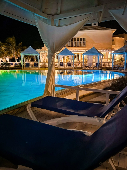 Resting in the shade at the lodge Resting in the shade at the lodge