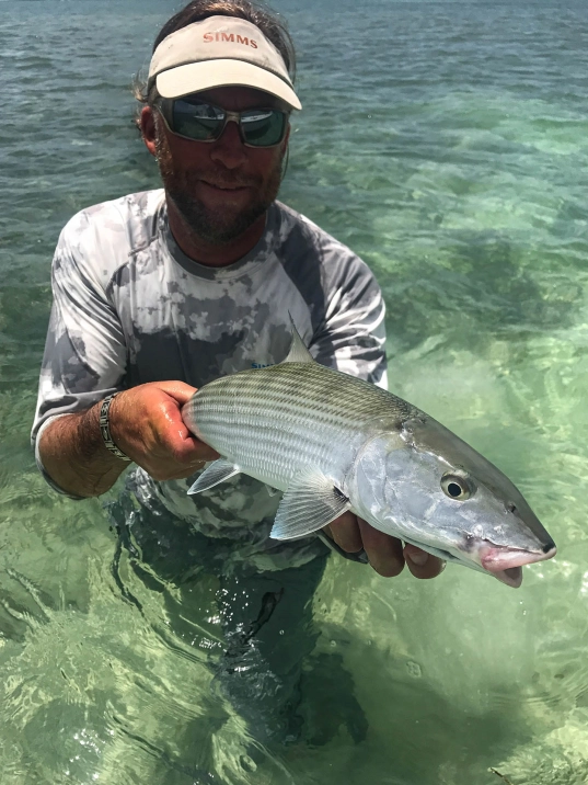 Nils with a bonefish from Key West Nils with a bonefish from Key West