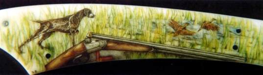 Dog and shotgun Dog and shotgun