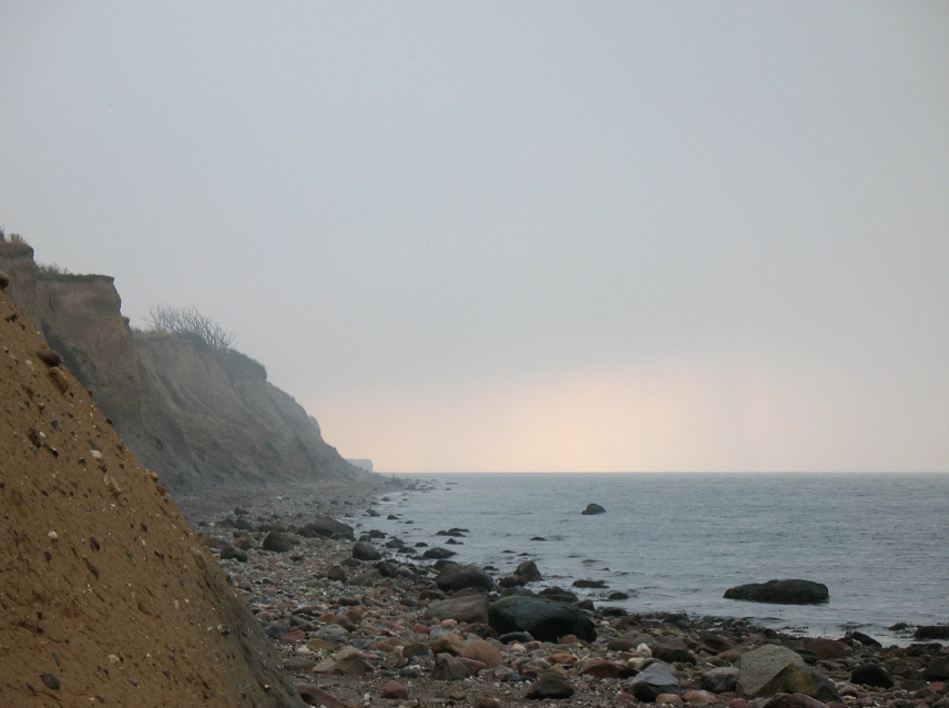 Haze over the coastline Haze over the coastline