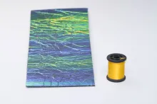 Shiny foam for fly tying