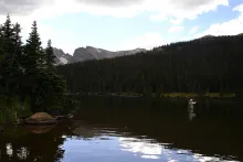 User submitted picture: Fishing alpine lake.  Tak...