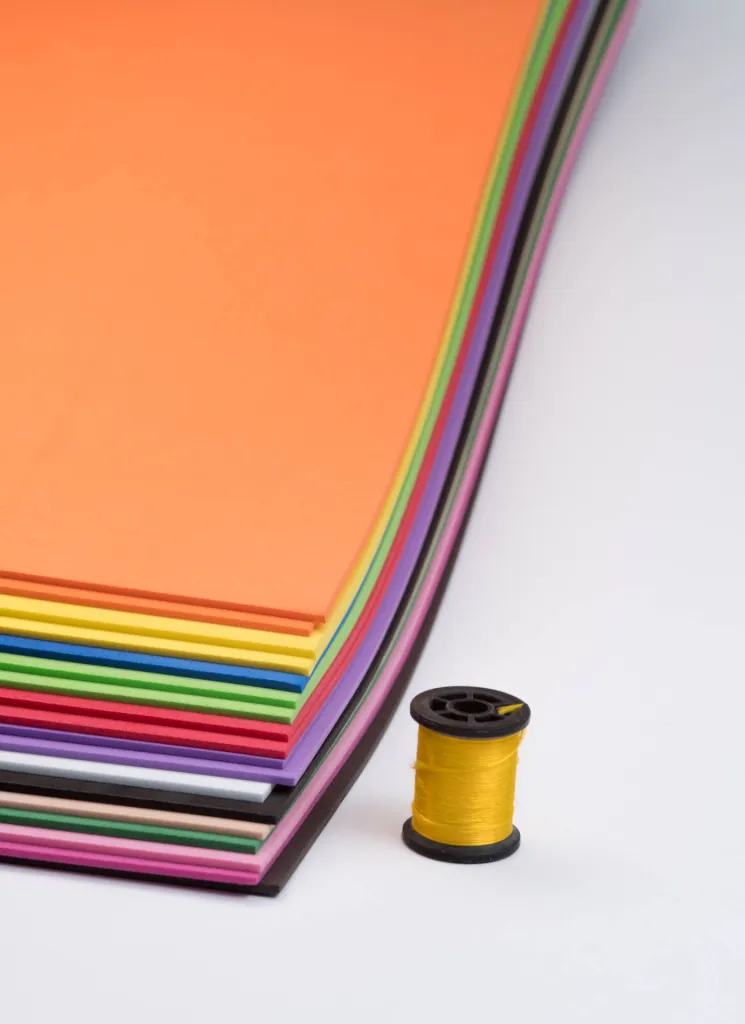 Craft foam sheets in many colors