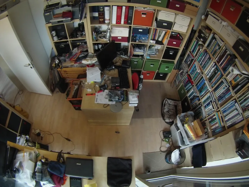 Small office show from above