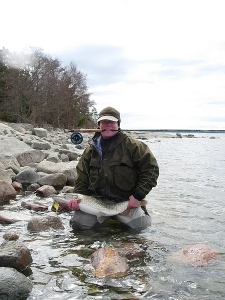 User submitted picture: Finnish pike flyfisher&pi...