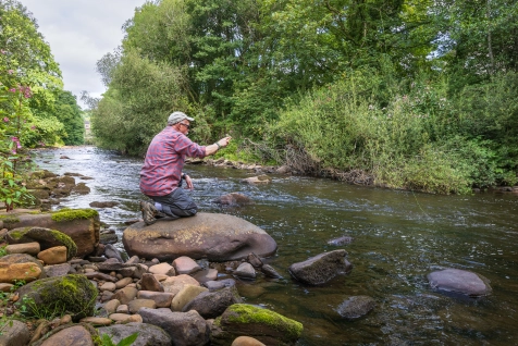 Fishing a Silk Sakasa. Fishing a Silk Sakasa.
