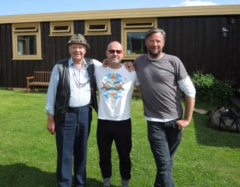 Volli, rock legend Bubbi and Nils Volli, rock legend Bubbi and Nils