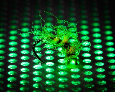 Olive dubbing and olive shaded ribbon Olive dubbing and olive shaded ribbon