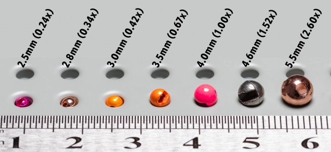 Bead sizes Bead sizes